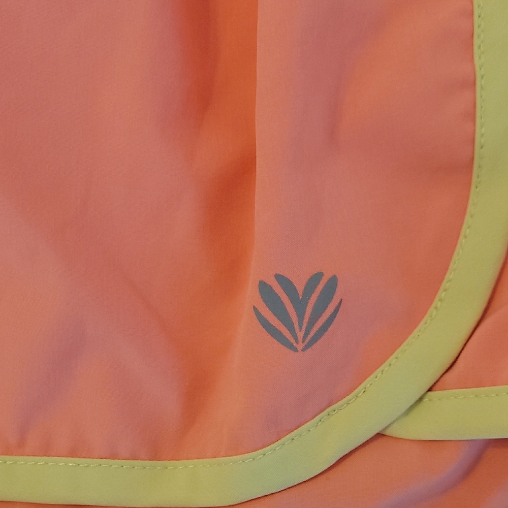 Forever 21 Orange and Yellow Athletic Shorts Lightweight Design - Picture 2 of 4
